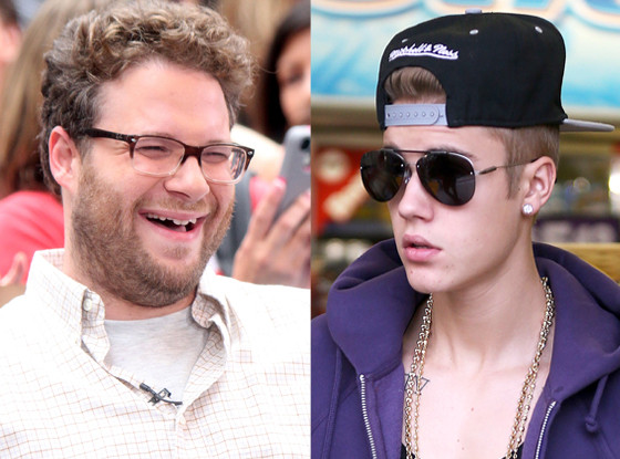 Seth Rogen, Justin Bieber Seth Rogen, Justin Bieber